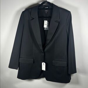 Express Elegant Black Suit Jacket